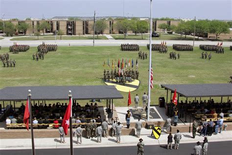 1st Cavalry Division Soldiers charge Cooper Field at Fort Hood, Texas