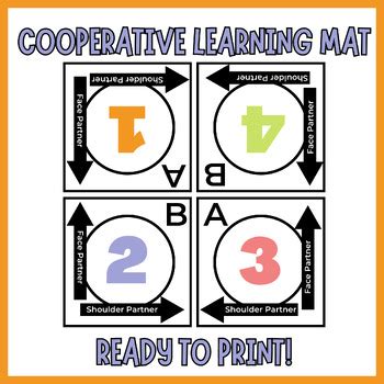 Cooperative Learning Mat Printable