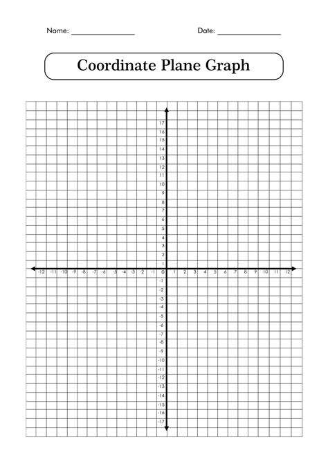 Coordinate Graph String Art Printable