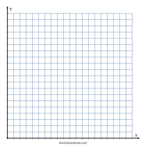 Coordinate Plane First Quadrant Graph Paper Grid Paper Printable