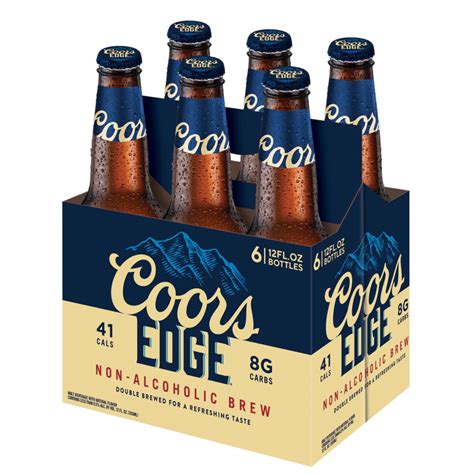 Molson Coors Edge NonAlcoholic Beer, 6x355 ML HastyCart