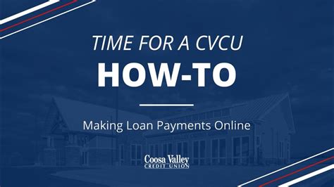 coosa valley credit union loan payment