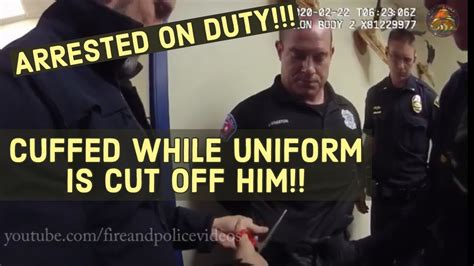 cop gets arrested on duty