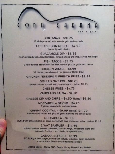 copa cabana bar and grill