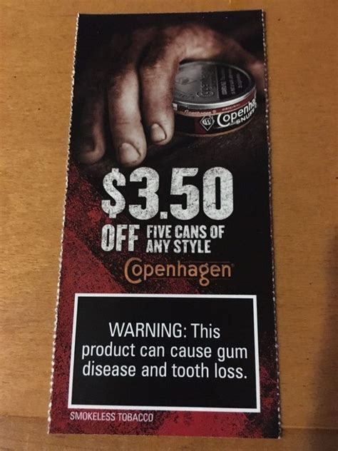 copenhagen coupons free in the mail