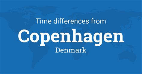 copenhagen denmark time difference