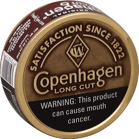 copenhagen long cut chewing tobacco
