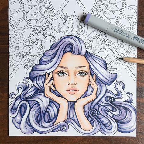 Copic Markers Coloring Pages