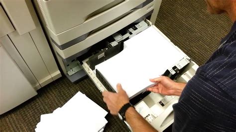 Paper loading on copier