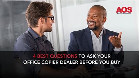 Copier Questions To Ask