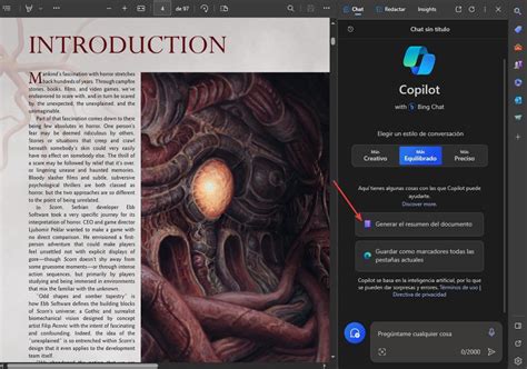 copilot summarize pdf file