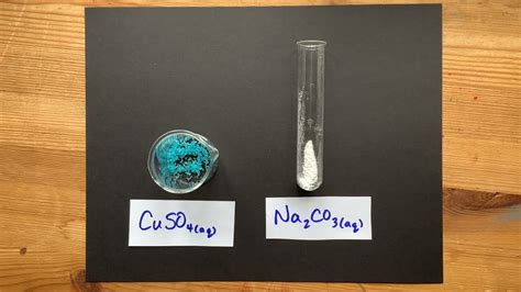 Chemical Reaction Sodium Carbonate and Copper Sulphate ThinkTac