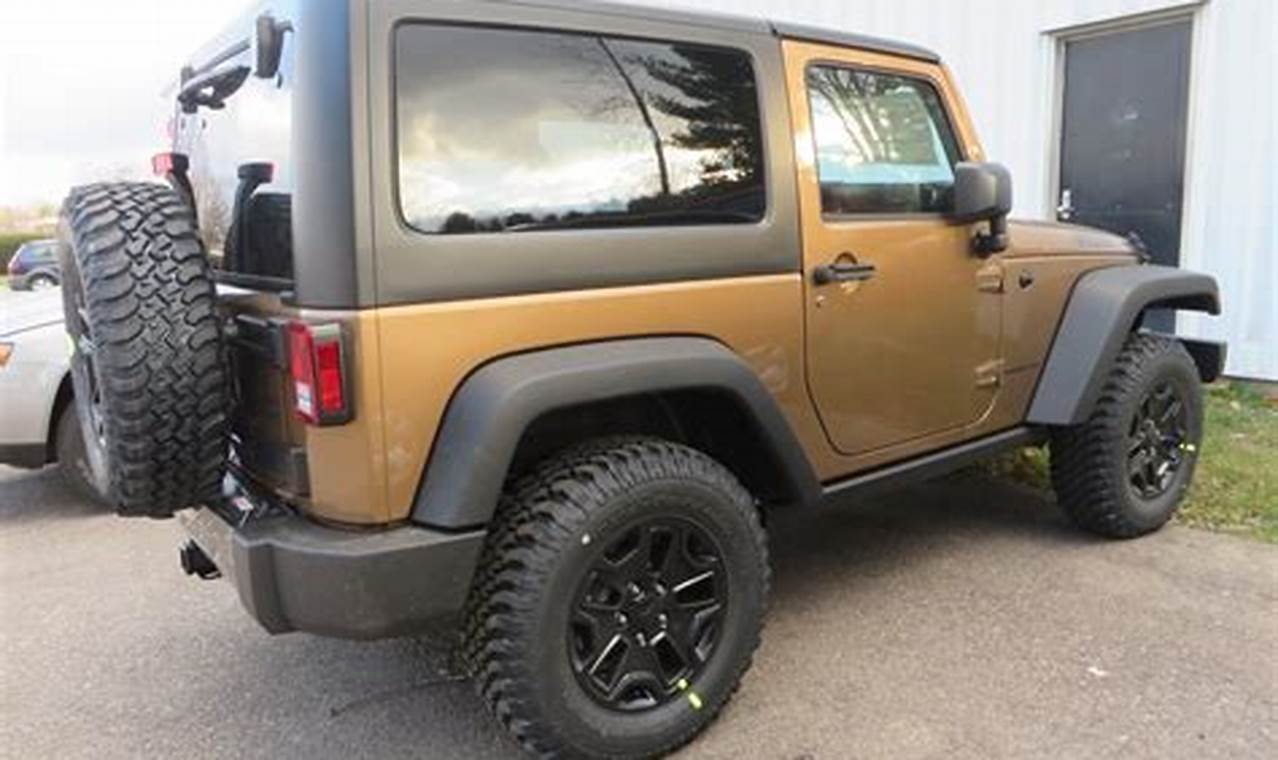 copper brown jeep wrangler willy for sale