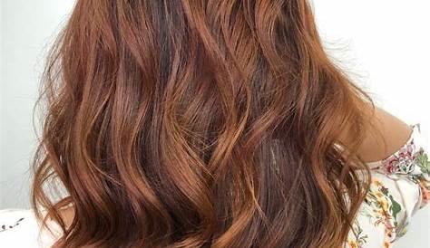 Copper Gold Hair Color On Black Hair en Tones salondapri Long Styles