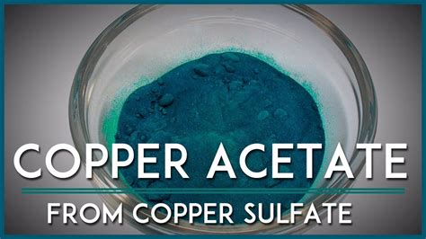 Copper Acetate Sds