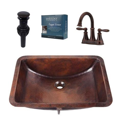 Copper Bathroom Sinks With Overflow