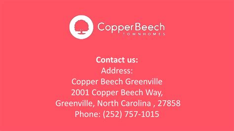 Copper Beech Address