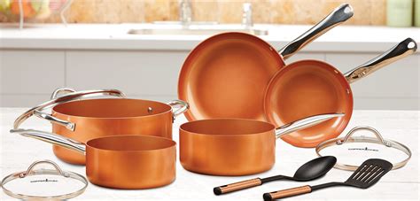 copper chef 10 piece cookware set