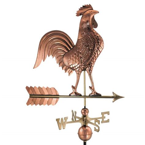 Copper Chicken Weathervane