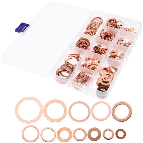copper crush washer assortment