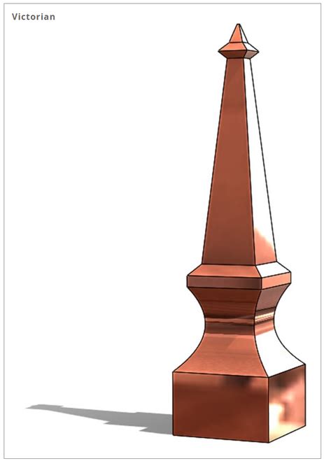 copper finials for roof
