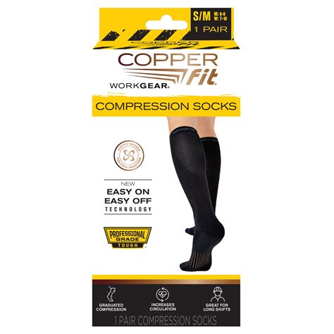 Copper Fit Brand Compression Socks