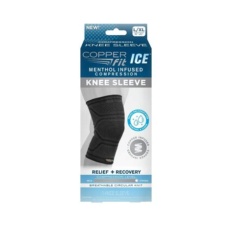 copper fit cooling knee sleeve