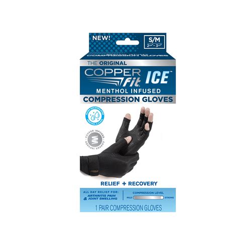 copper fit ice compression gloves