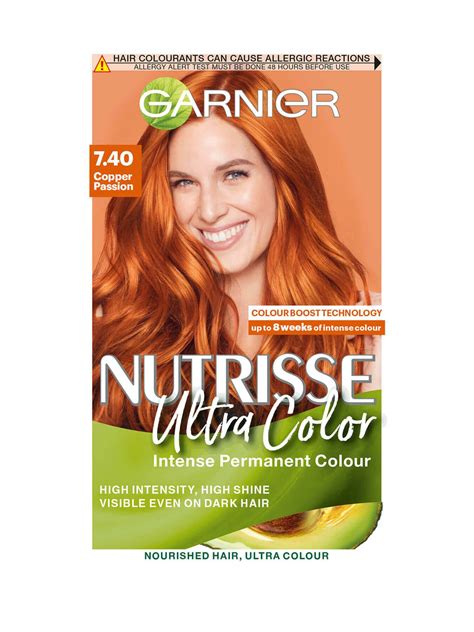 copper hair dye garnier