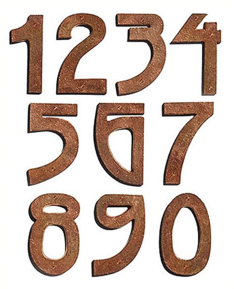 Copper House Numbers Amazon