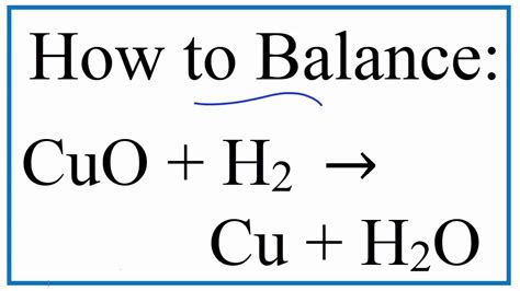 Copper Hydroxide To Copper Oxide Equation