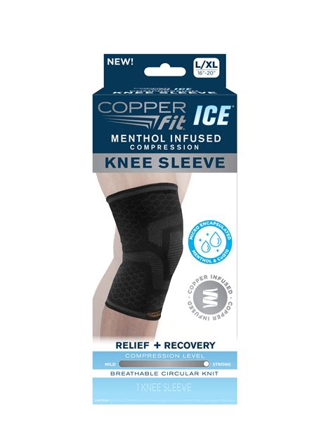 copper ice knee sleeve