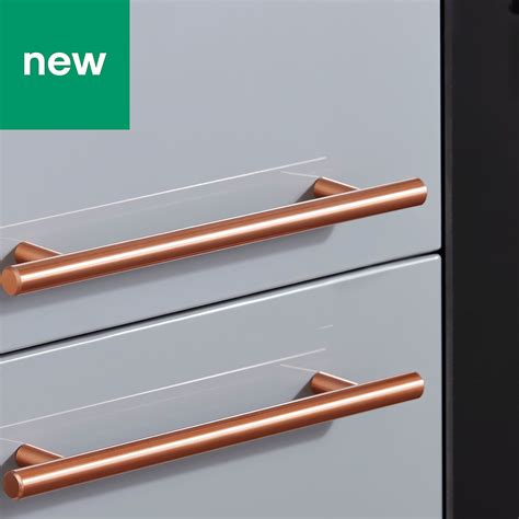 copper kitchen unit handles