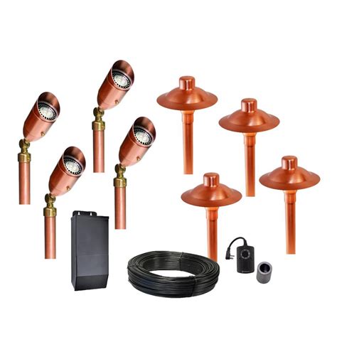 Copper Landscape Lighting Kits