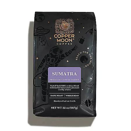 copper moon coffee whole bean blend sumatra