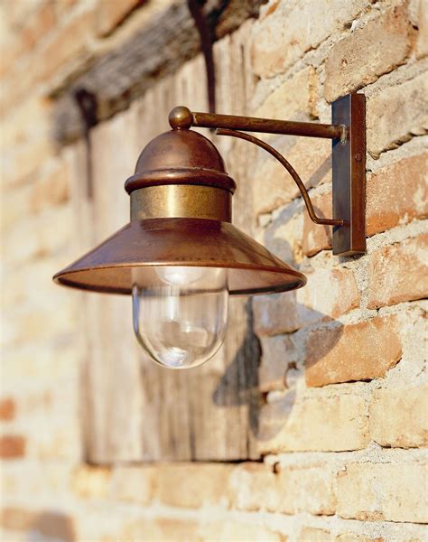 copper outdoor wall lighting