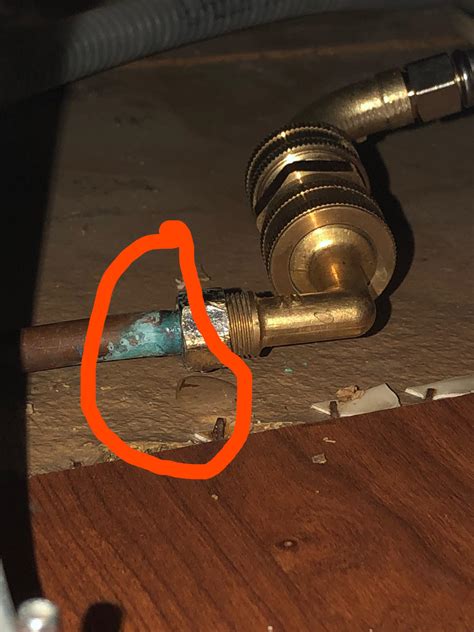 Copper Pipe Drain Dishwasher