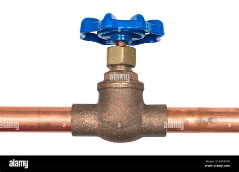 copper pipe shut off valve