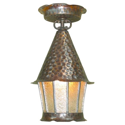 copper porch light