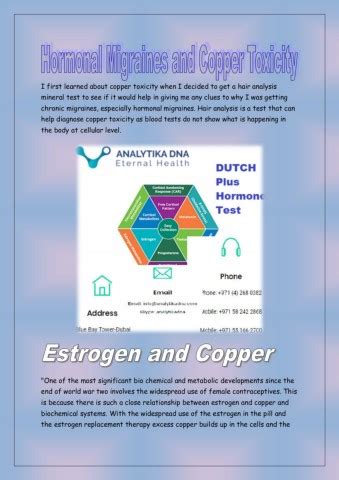 Copper Toxicity Migraines
