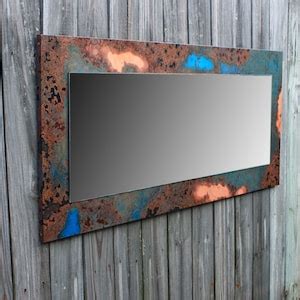 Copper Wall Art Mirror