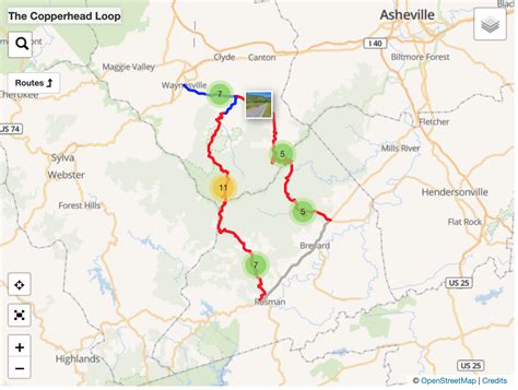 Copperhead Road Tennessee Map