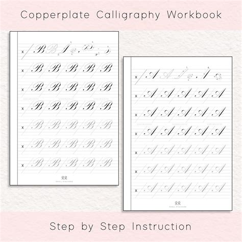 Copperplate Handwriting Practice Sheets