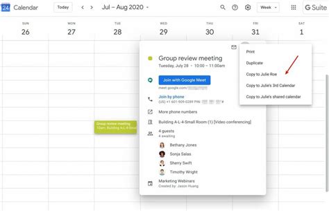 Copy Events In Google Calendar