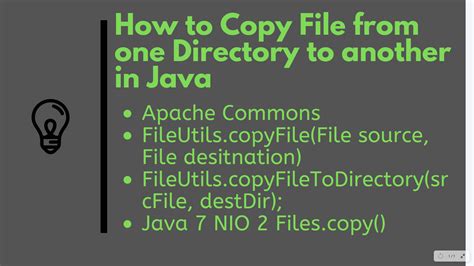 Copy All Files In A Directory Java