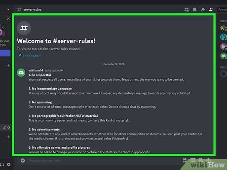 copy and paste discord rules template