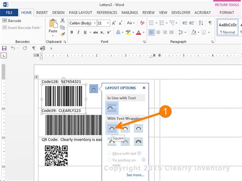 copy barcodes from excel to image pdf