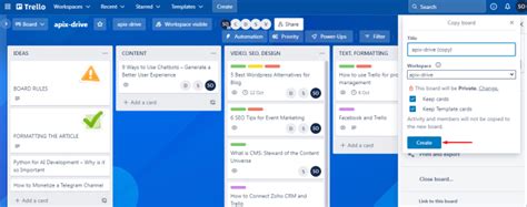 Copy Boards On Trello
