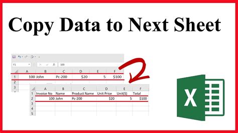 Copy data to Excel Sheet