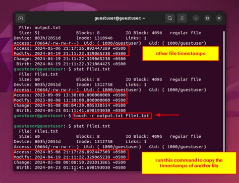 copy file with same timestamp in linux